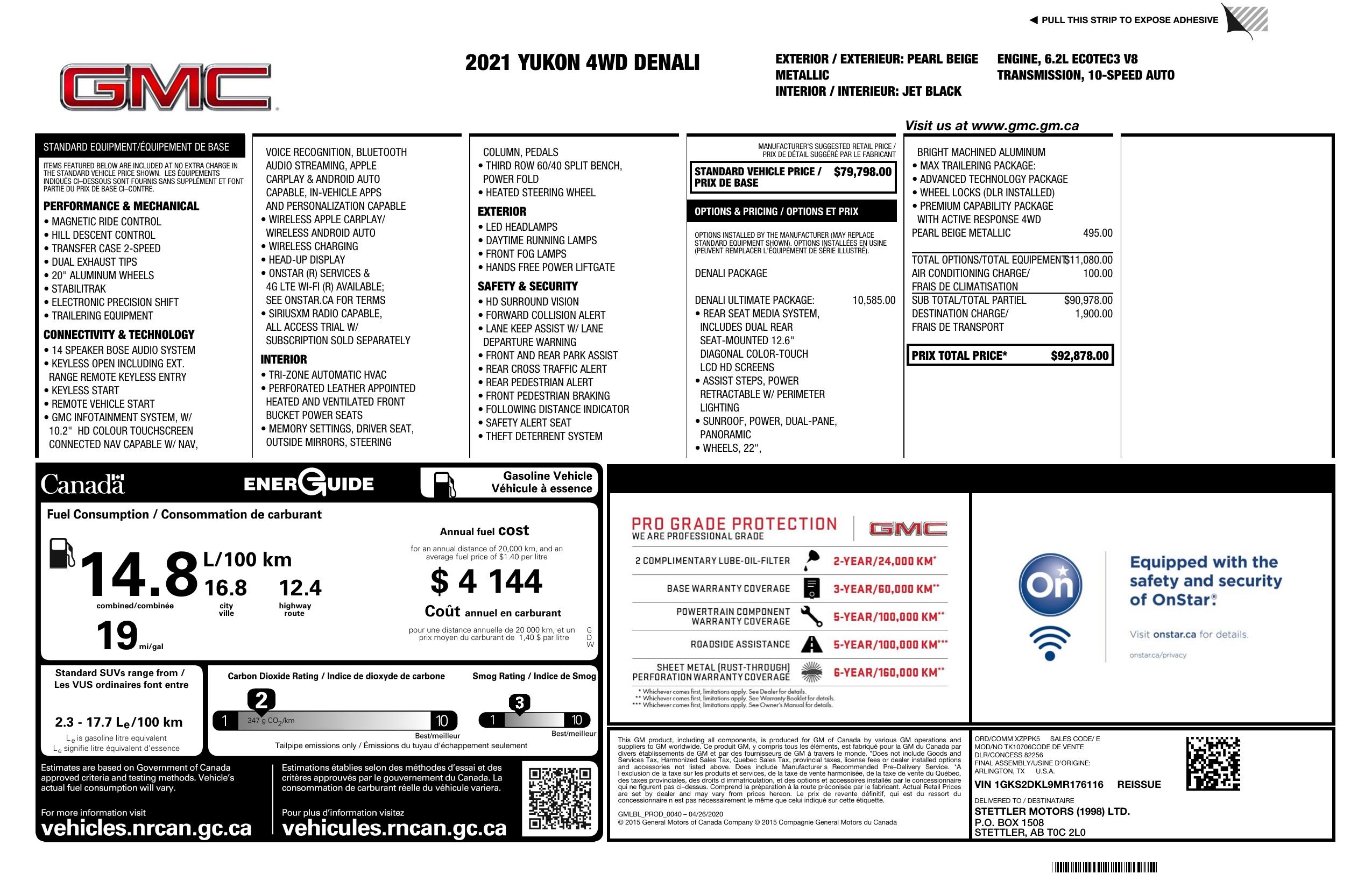 Monroney Label