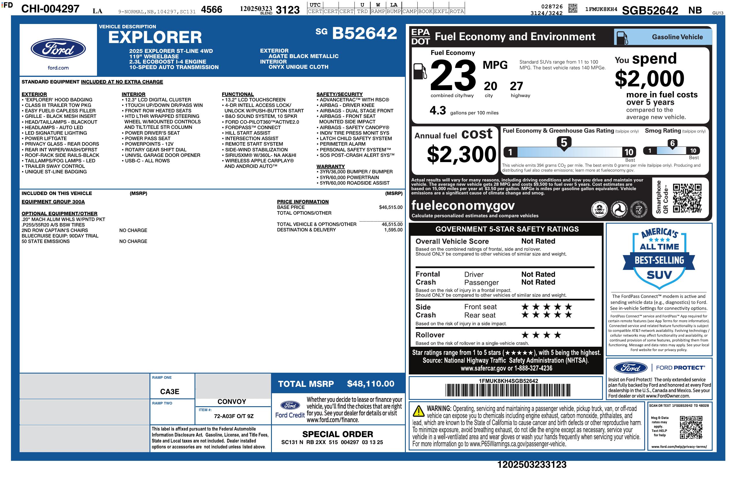 Monroney Label
