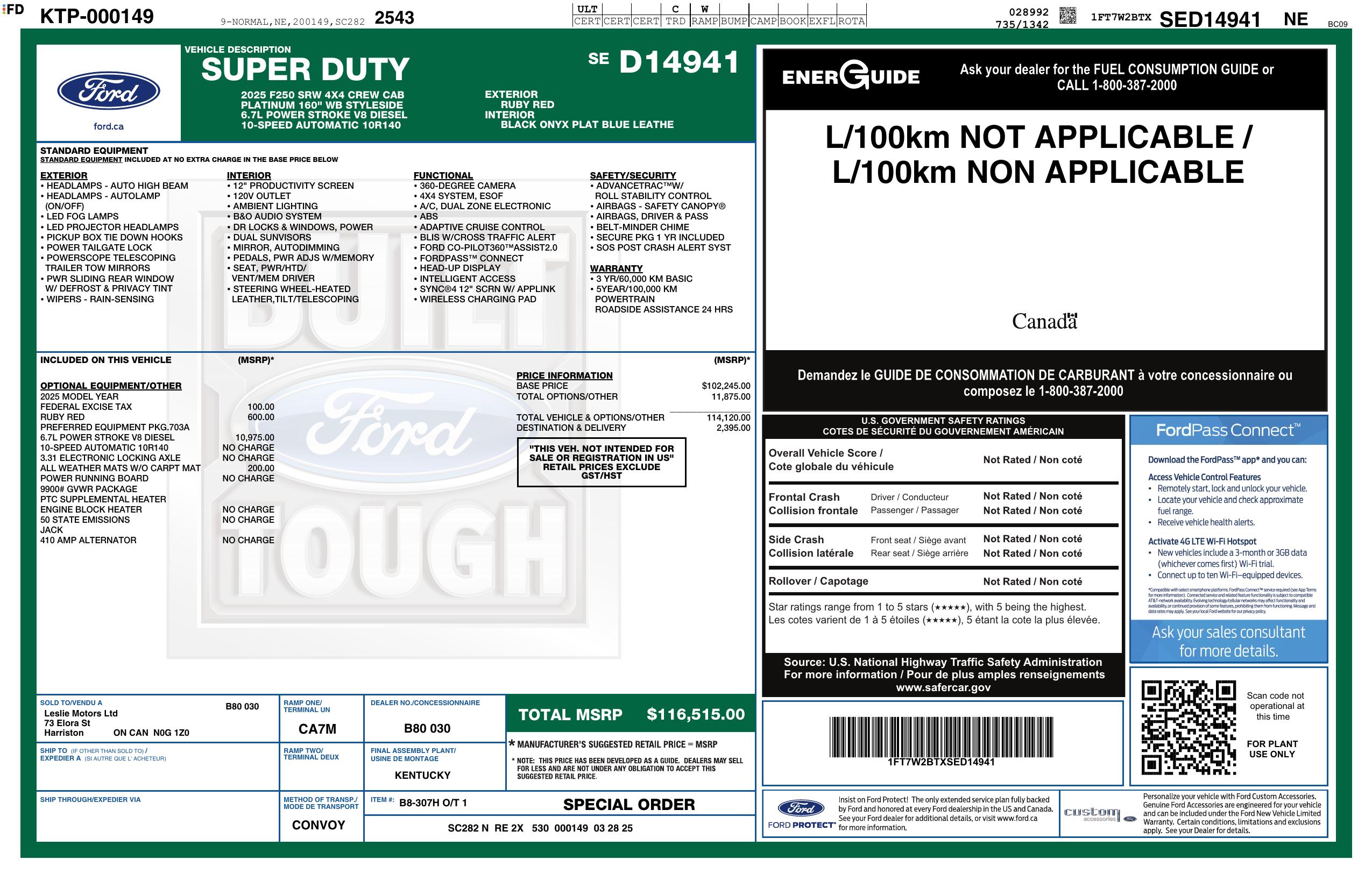 Monroney Label
