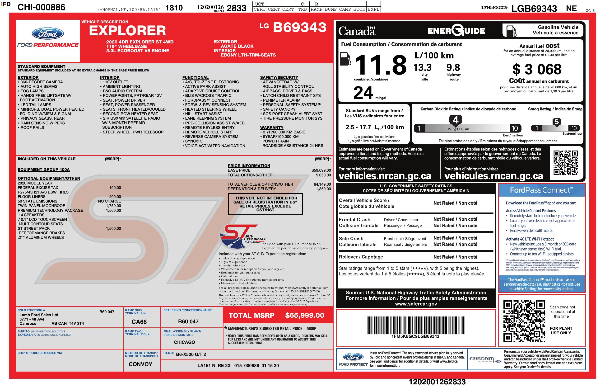 Monroney Label