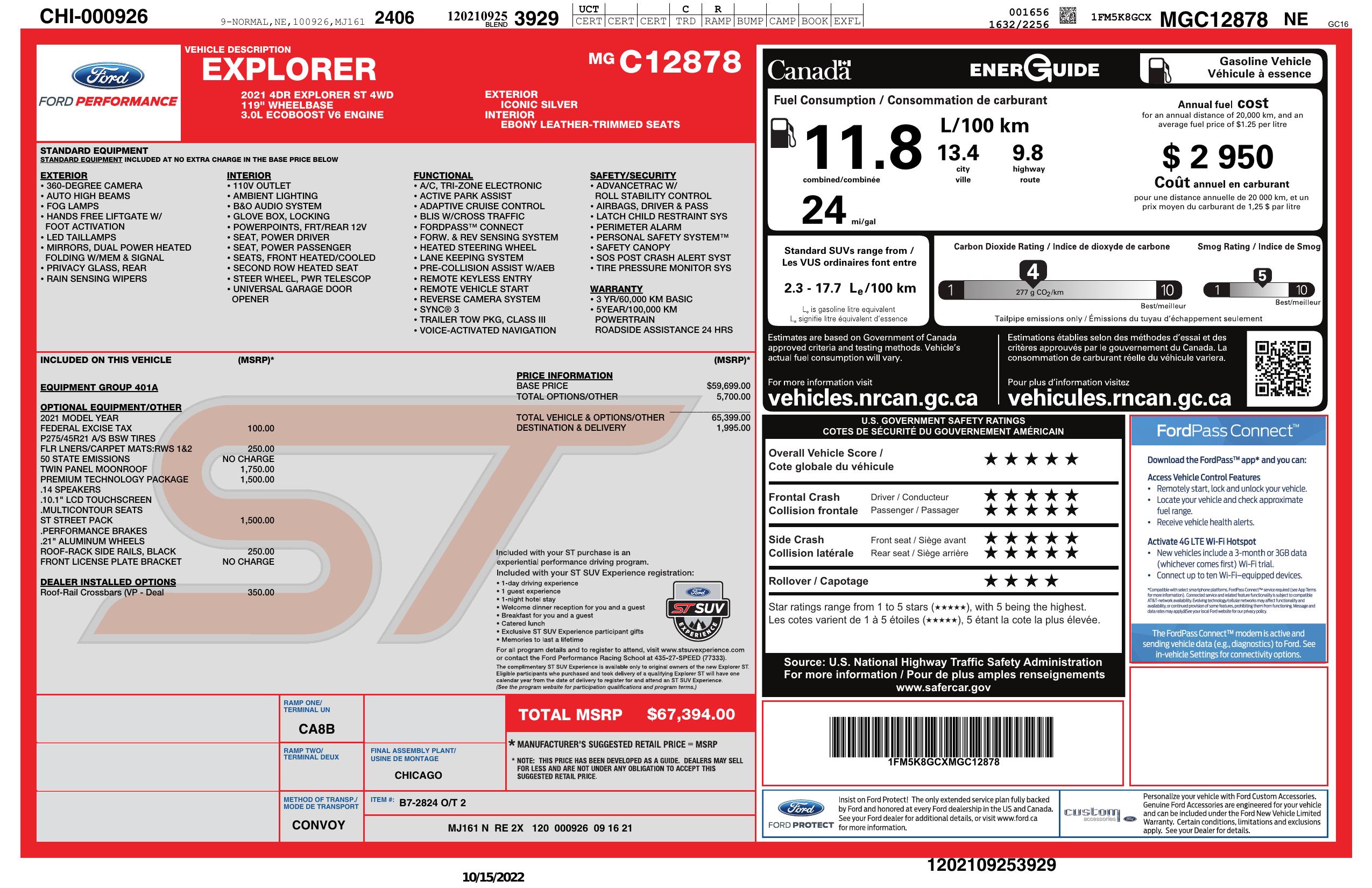 Monroney Label